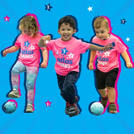 Atlas Minis childcare introducing toddlers to physical activity